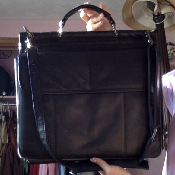 Vintage Leather Targus Bag - Picture 2 of 5
